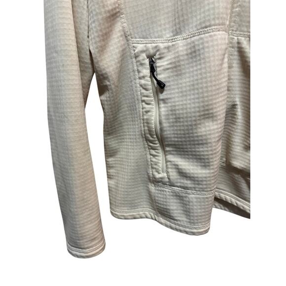Patagonia R1 Full ZIp Jacket Women's Med Cream Regulator Waffle Polartec Fleece - Picture 8 of 12
